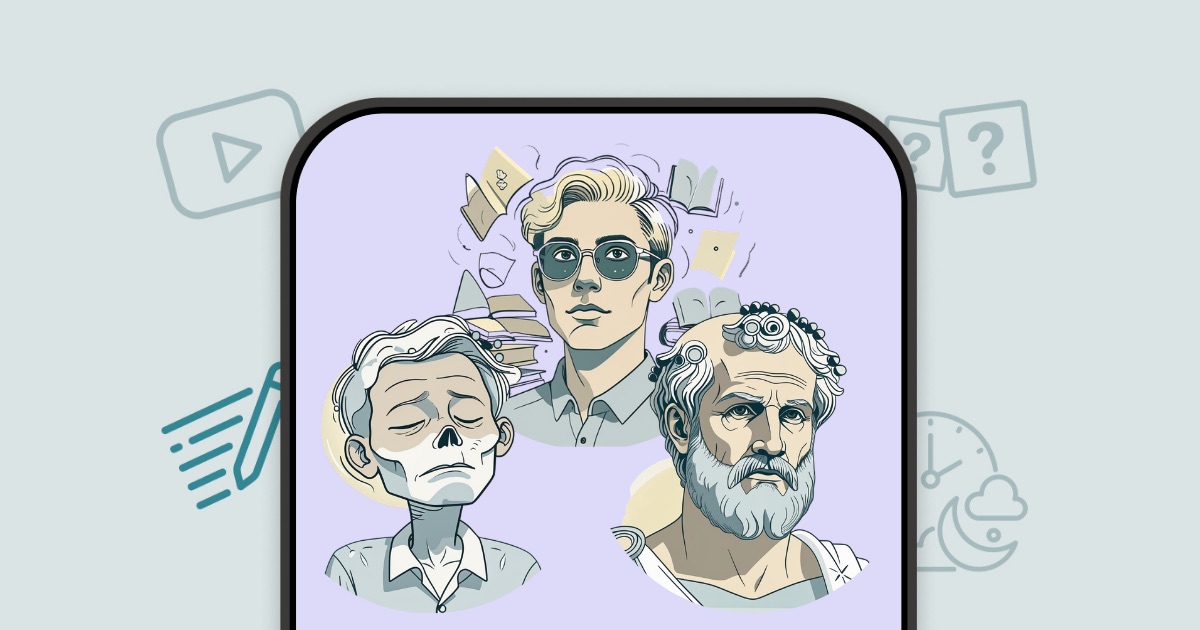 The Mirror SleepWise sleep quiz on a phone