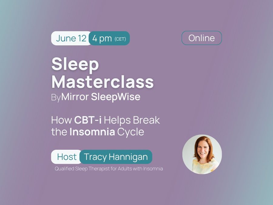 Sleep expert presenting a webinar